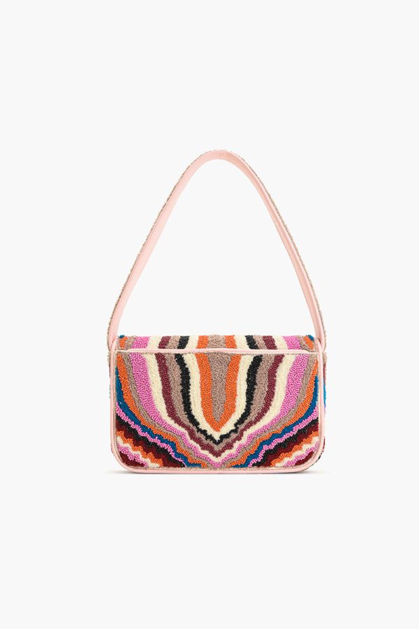 The Soho Tan Tufted Shoulder Bag - Image 4