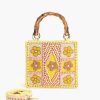 Butter Blossom Top Handle Bag