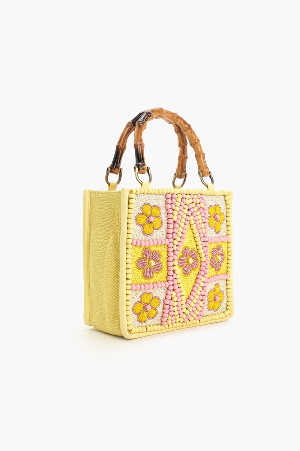 Butter Blossom Top Handle Bag - Image 3