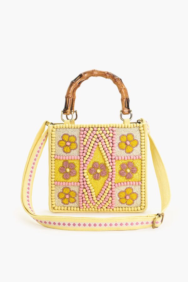 Butter Blossom Top Handle Bag - Image 6