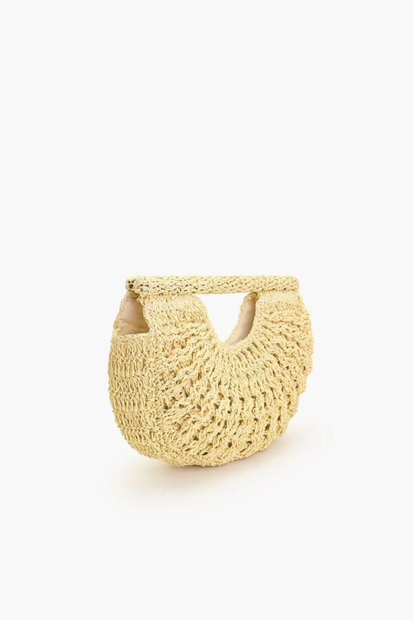 Sunrise Weave Straw Clutch - Image 3