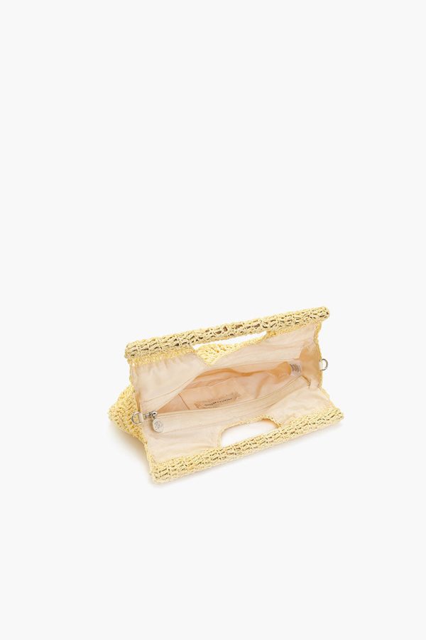 Sunrise Weave Straw Clutch - Image 4