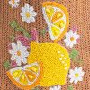 Daisy Citrus Straw Tote - Image 2