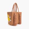 Daisy Citrus Straw Tote - Image 3