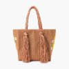 Daisy Citrus Straw Tote - Image 4