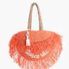 Dolac Vita Fringe Straw Tote