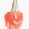 Dolac Vita Fringe Straw Tote - Image 3