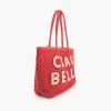 Ciao Bella Beaded Macrame Jute Tote - Image 3