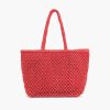 Ciao Bella Beaded Macrame Jute Tote - Image 4