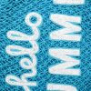Hello Summer Beaded Macrame Jute Tote - Image 2
