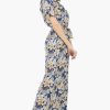 Cheerful Cheetah - Navy Leopard Jumpsuit With Pockets - Image 2