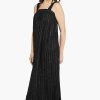 Summer Nights Silver Stripe Maxi Dress - Image 4