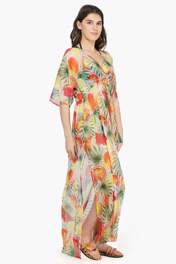 Fruit Punch Wrap Dress - Image 2