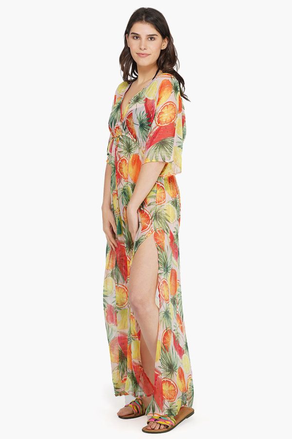 Fruit Punch Wrap Dress - Image 3