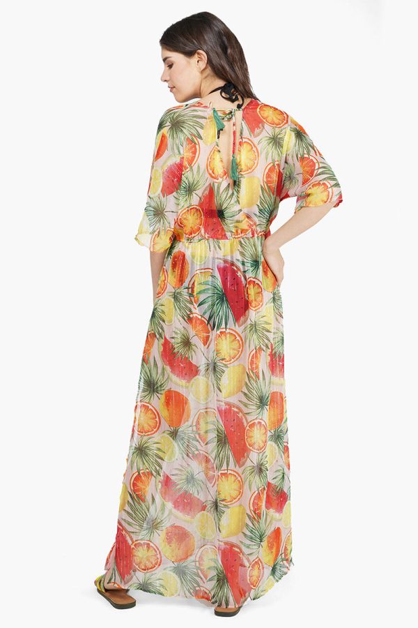 Fruit Punch Wrap Dress - Image 4