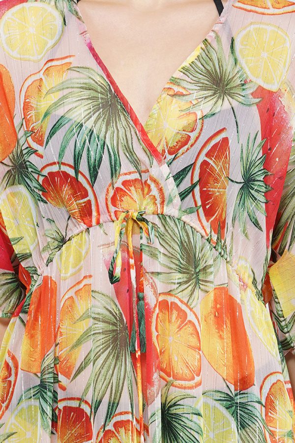 Fruit Punch Wrap Dress - Image 5