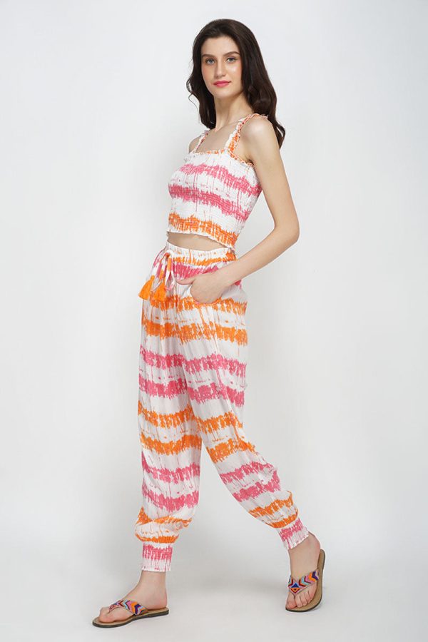 Reva Tie Dye Cropped Top - Image 2