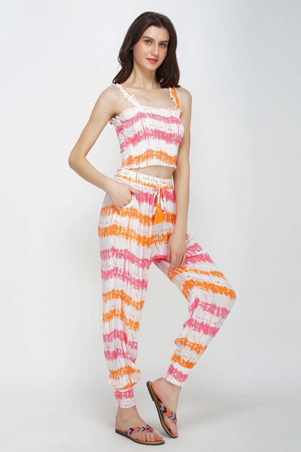 Reva Tie Dye Cropped Top - Image 5