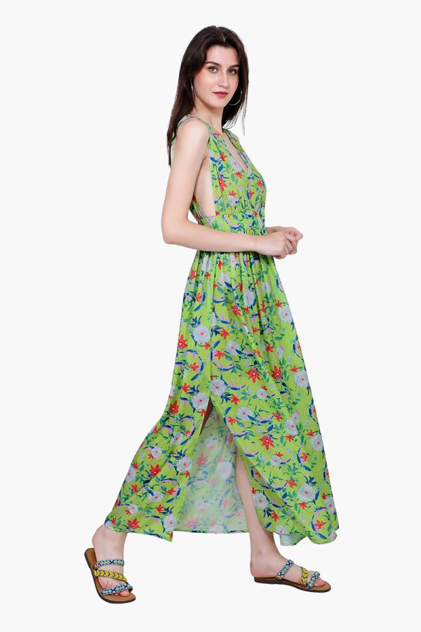 Misty Sunshine Floral Maxi Dress - Image 2