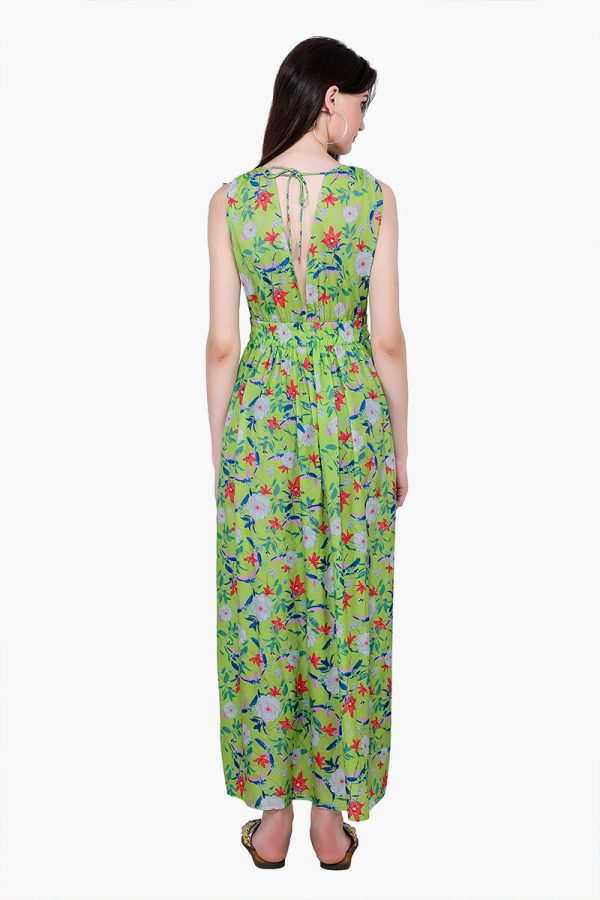 Misty Sunshine Floral Maxi Dress - Image 4