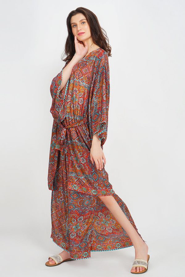 Leila Boho Cover up Kimono - Image 3