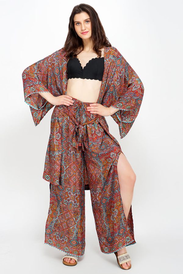 Leila Boho Cover up Kimono - Image 7