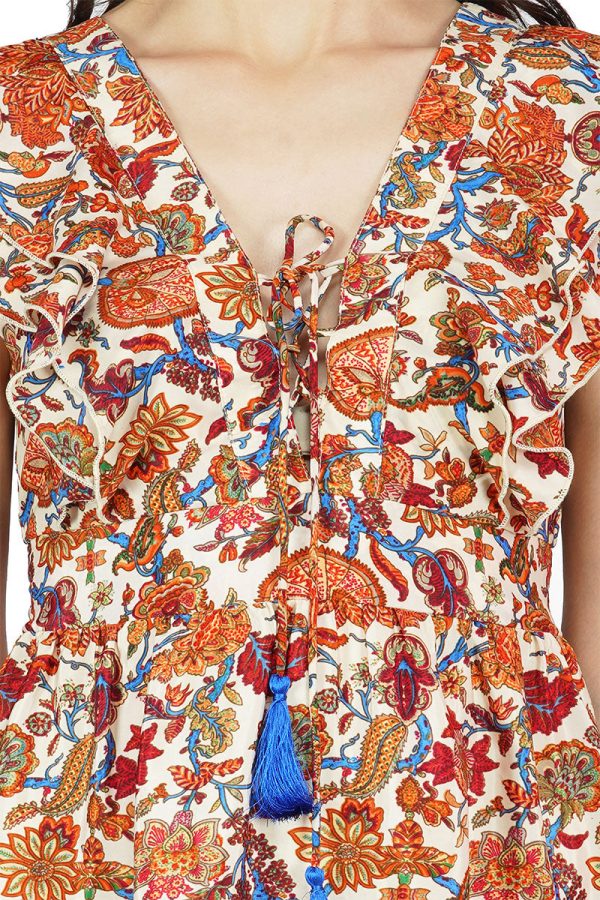 Serena Floral Mini Dress - Image 5