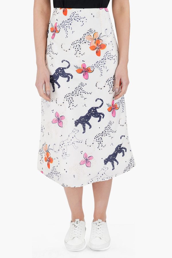 Jaguar Floral Skirt - Image 2