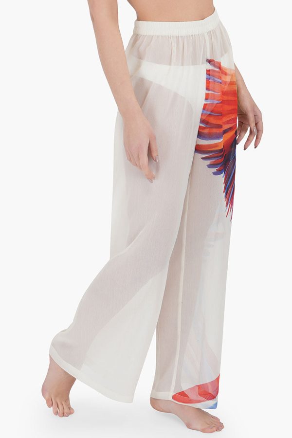 Parrot in Paradise Beach Cover Up Pants - Image 2