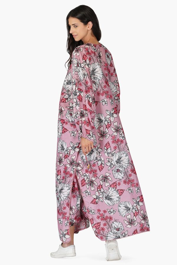 Marsala Floral Kimono - Image 4