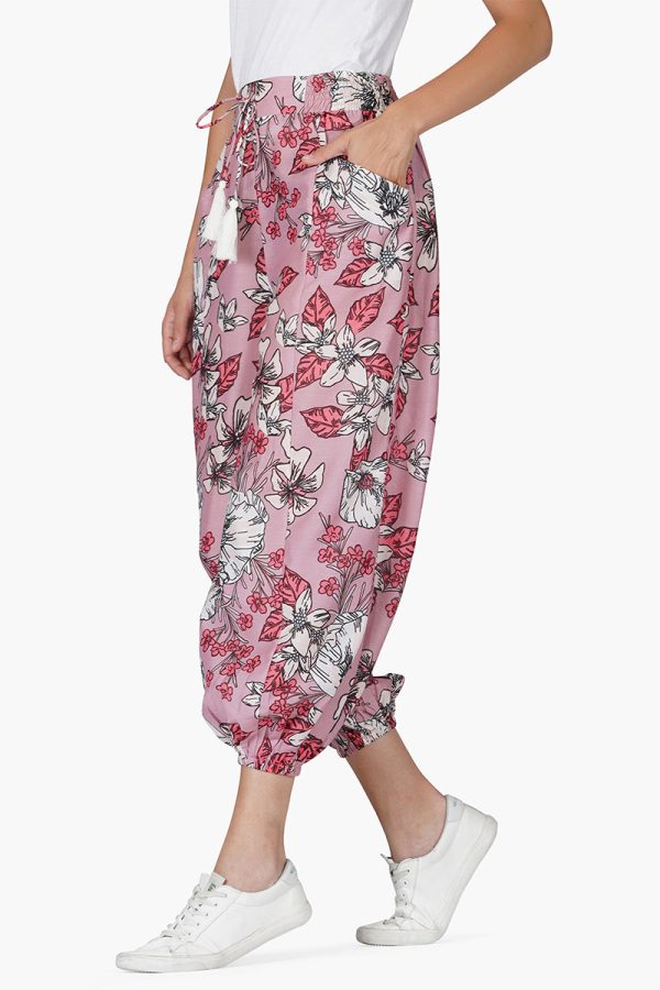 Marsala Floral Pant - Image 3