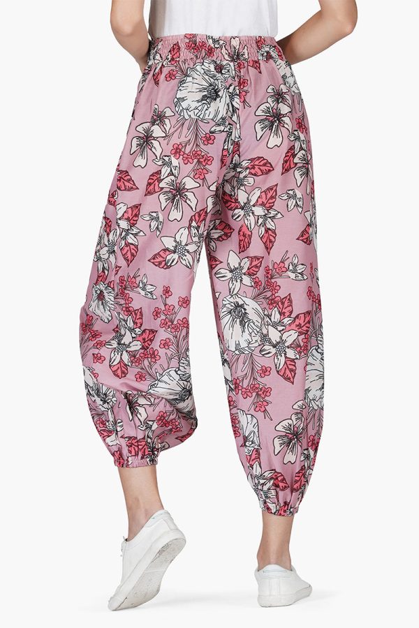 Marsala Floral Pant - Image 4