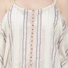 Marie Nautical Cold Shoulder Kaftan Dress - Image 5