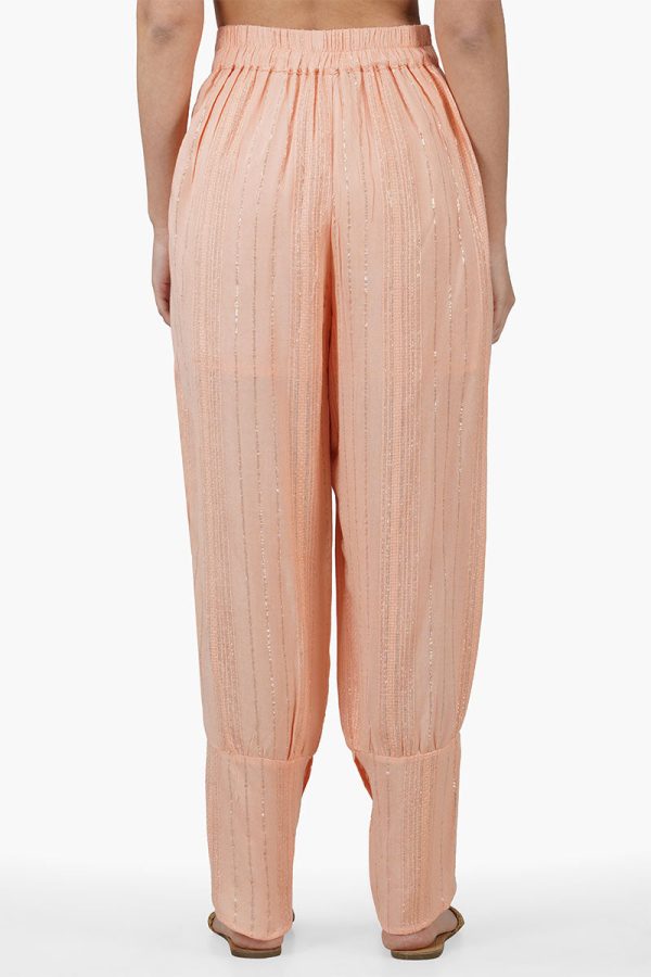 Sandy Viscose Lurex Striped Pants - Image 4