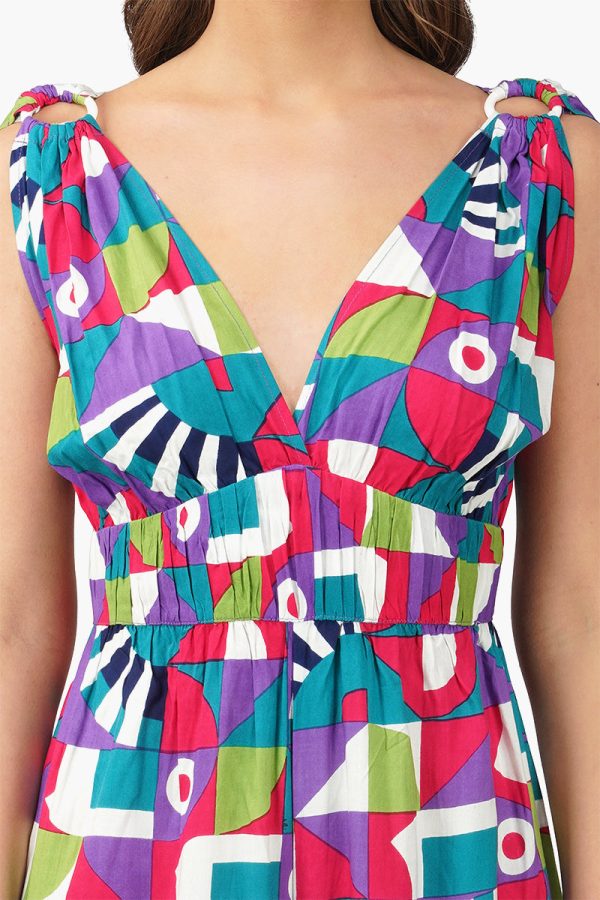 Geo Toucan Viscose Jumpsuit - Image 5