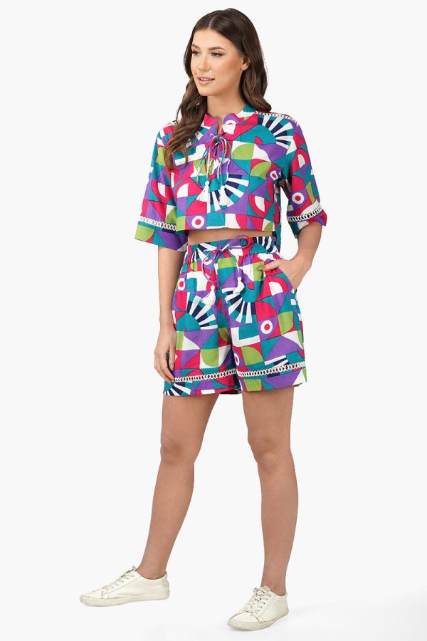 Geo Toucan Viscose Top - Image 3