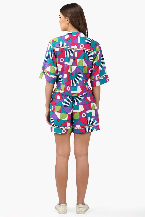Geo Toucan Viscose Top - Image 4