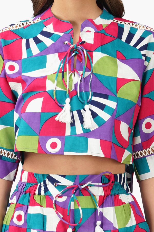 Geo Toucan Viscose Top - Image 5