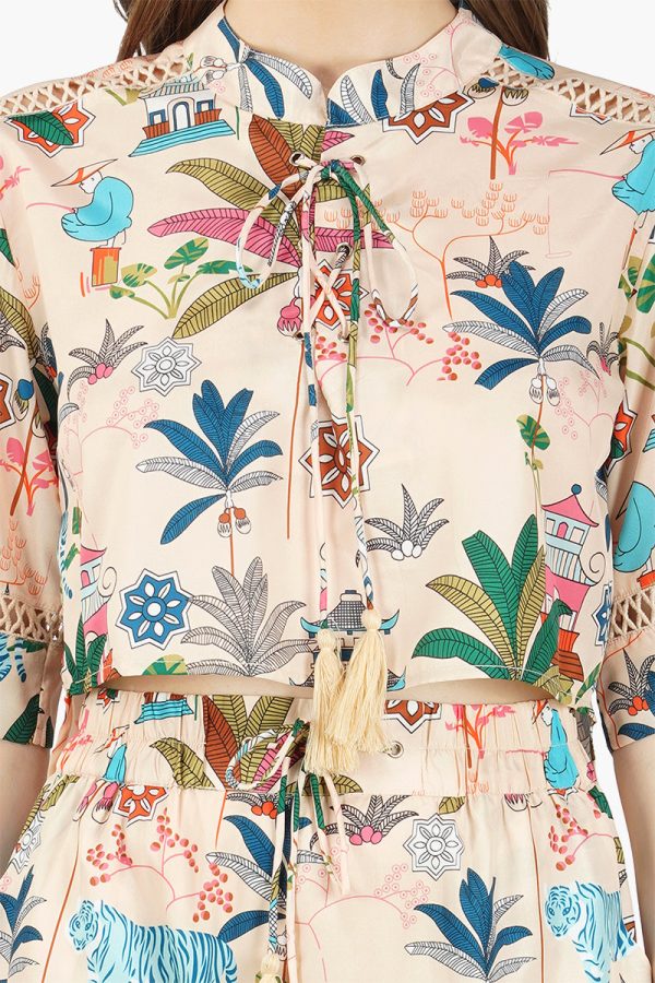 Moku Tiger Printed Top - Image 5