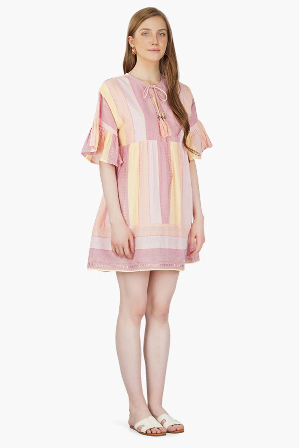 Noah Stripe Tunic Dress - Image 2