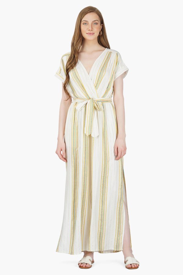 Roman Stripe Jumpsuit - Image 2