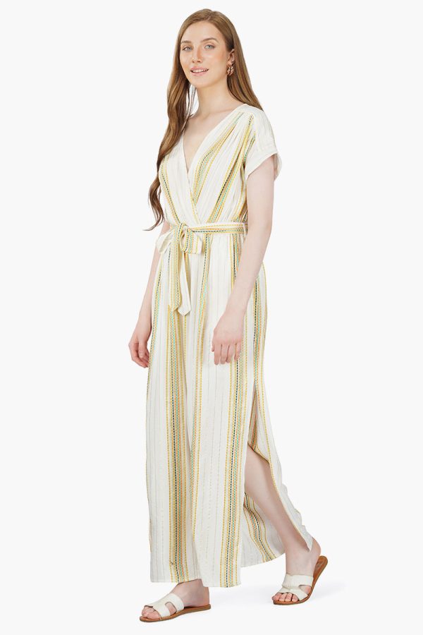 Roman Stripe Jumpsuit - Image 3