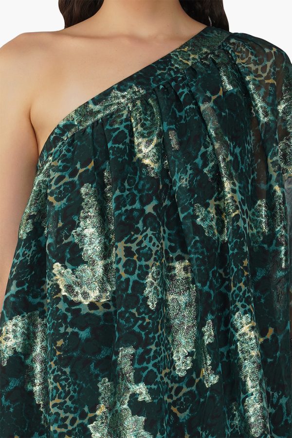 Nevada Tiger Lurex Beach Cover UP Dress - Image 4