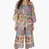 Macaw Pineapple Cover Up Top