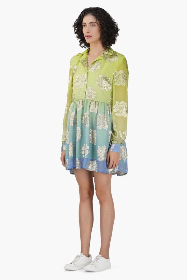 Newrays Lurex Middi Dress - Image 3