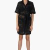 Deborah Crochet Short Shirt Dress