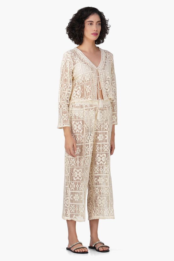 Margot Lace Crochet Coord Set - Image 2