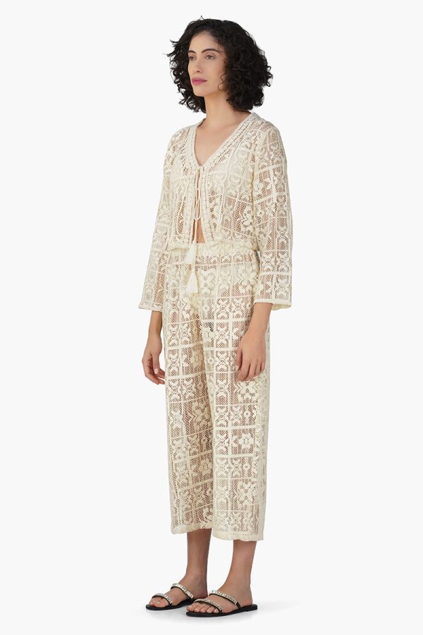 Margot Lace Crochet Coord Set - Image 3