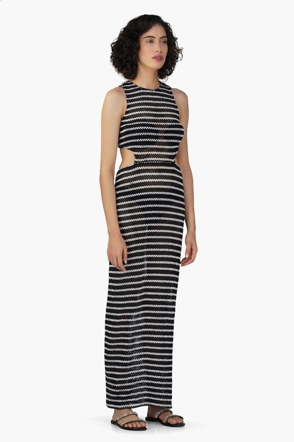 Cleo Stripe Bodycone Dress - Image 2