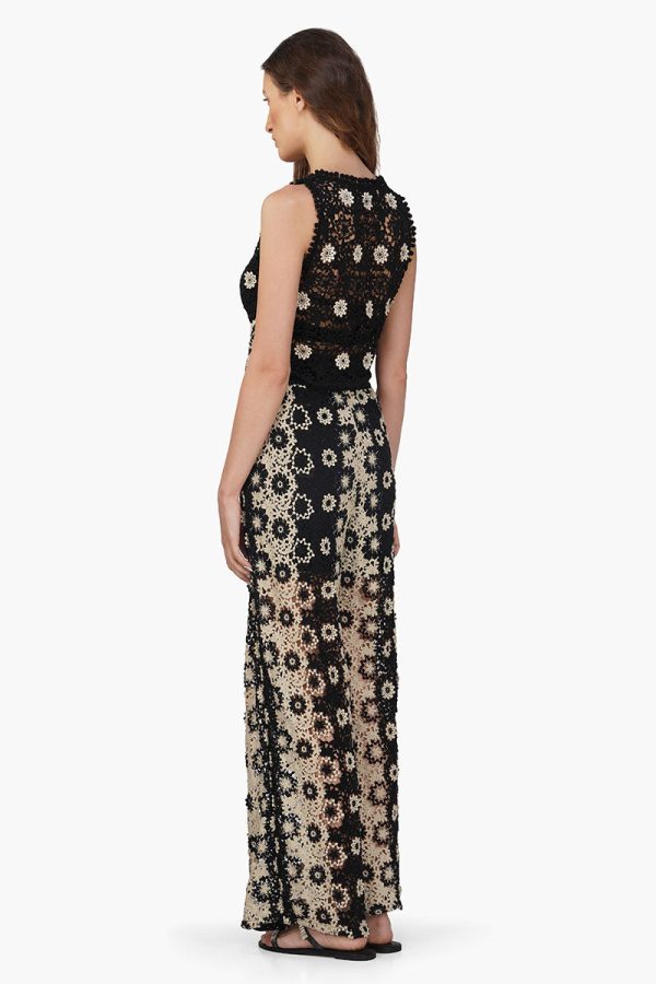 Black Crochet Hippie Top - Image 5